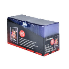 Ultra Pro 7442783648 3 x 4 in. Top Loader with Sleeve, 100 per Pack