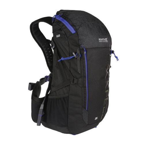 Regatta (One Size, Black/Surfspray Blue) Regatta Blackfell III 25L Rucksack