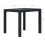 VidaXL vidaXL Gartentisch Anthrazit 79x79x72 cm Kunststoff Rattan-Optik 4