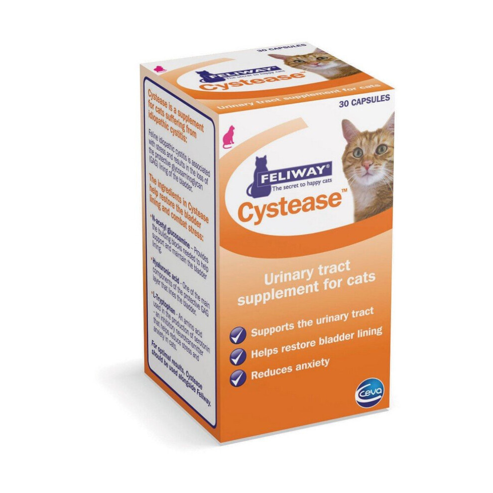 Ceva Feliway Cystease Cat Supplement