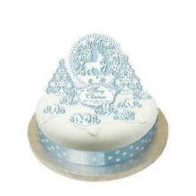 Nordic Stag Christmas Cake Topper Kit