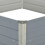 VidaXL vidaXL Galvanised Steel Raised Planter | Hexagonal Flower Bed 4