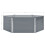 VidaXL vidaXL Galvanised Steel Raised Planter | Hexagonal Flower Bed 6