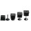 Levelling feet M10x37 nylon base 50mm threaded inserts - set of 4 2