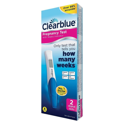 Clearblue 2pk Clearblue Digital Pregnancy Test With Weeks Indicator 1