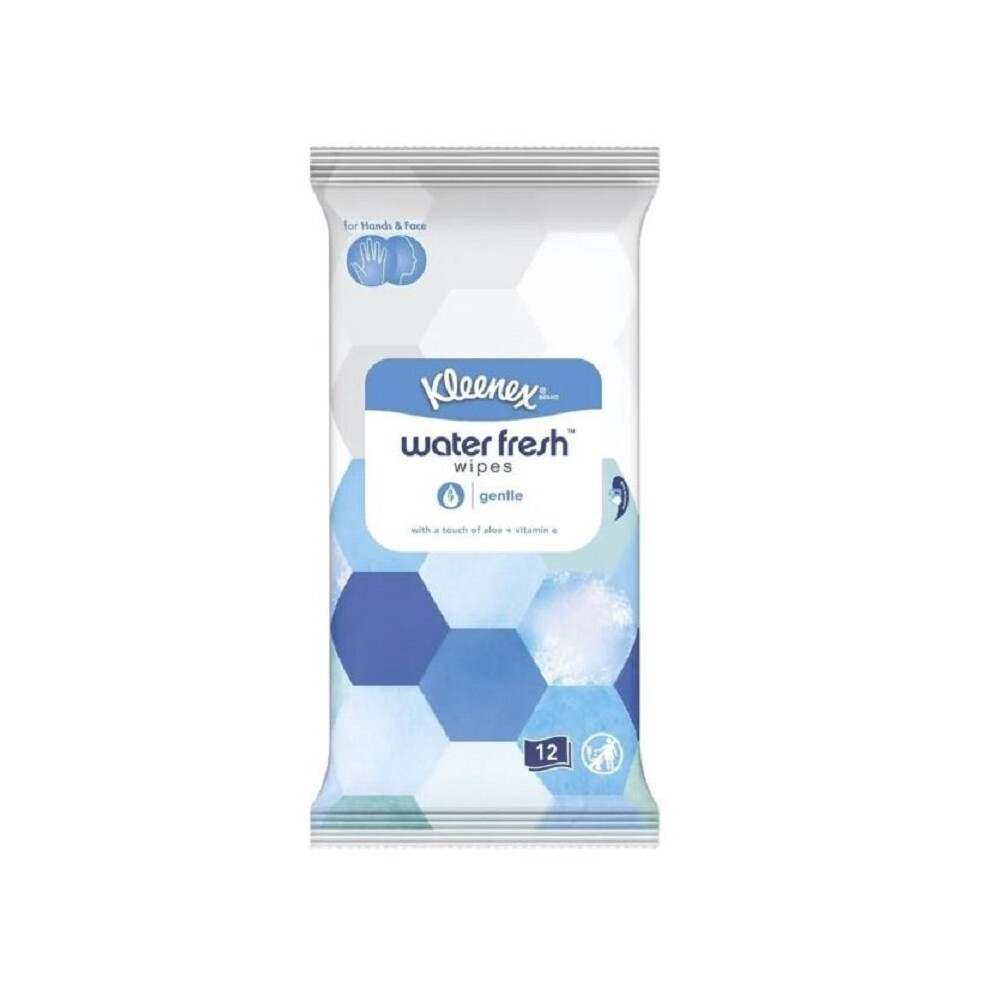 Kleenex Water Fresh Gentle Wipes - 12 Wipes