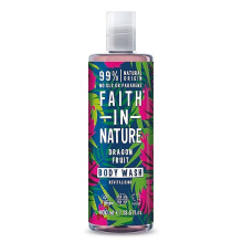 Faith In Nature Dragon Fruit Body Wash - Revitalising, 400ml - Paraben/SLS Free, Vegan, Cruelty-Free, 100% Natural Fragrance