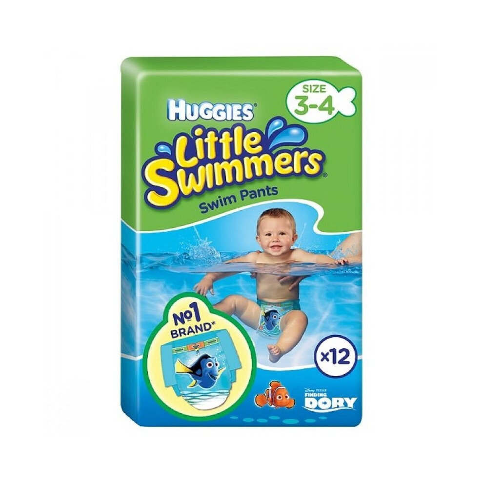 Huggies Little swimmers 3-4 12 pack