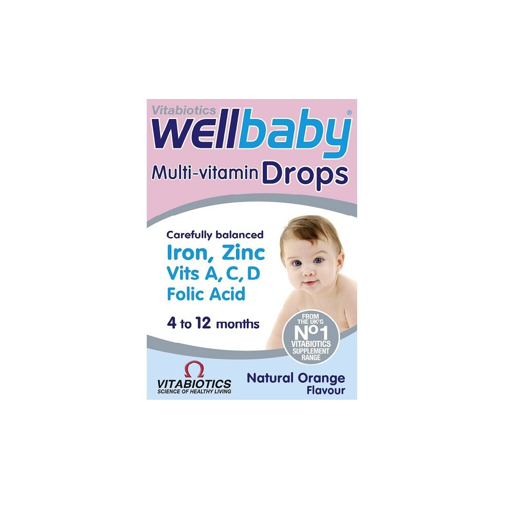 Vitabiotics Wellbaby Multi-vitamin Drops 30ml 4-12 Months