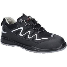 (13 UK, Black) Centek Unisex FS313 Extra Light Water Resistant Nubuck Leather Safety Trainer