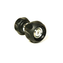 Ultimate Innovations 6026 Fireman-Style Hose Nozzle - Black, 5-Settings, Stainless/Brass, 5/8 Inch Hose Compatible