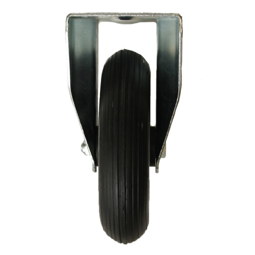 Parnells Roulettes fixes 8" 200mm anti-perforation 200x50mm à plat libre - jeu de 4 2