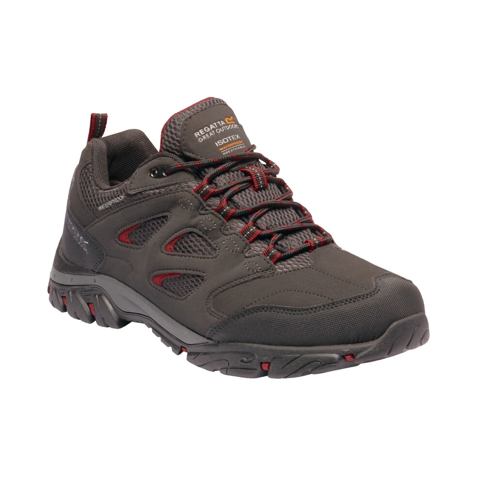 Regatta (7 Uk, Ash/Rio ) Mens Holcombe Iep Low Hiking Boots Red