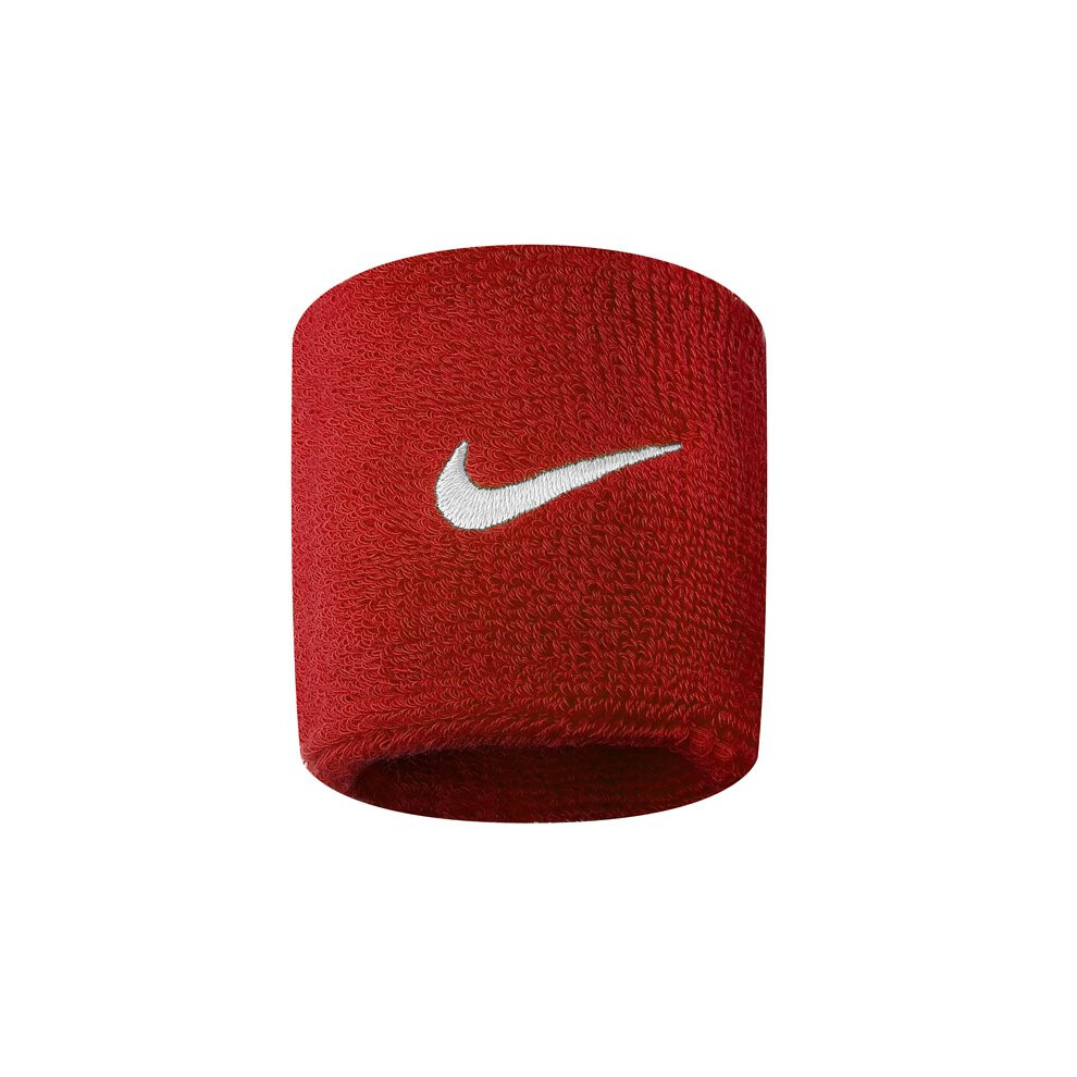 Nike (One Size, Varsity Red/White) Swoosh Wristband