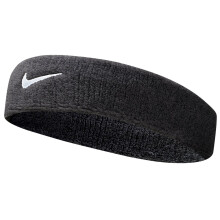 (One Size, Black) Nike Swoosh Headband | Sports Sweatband