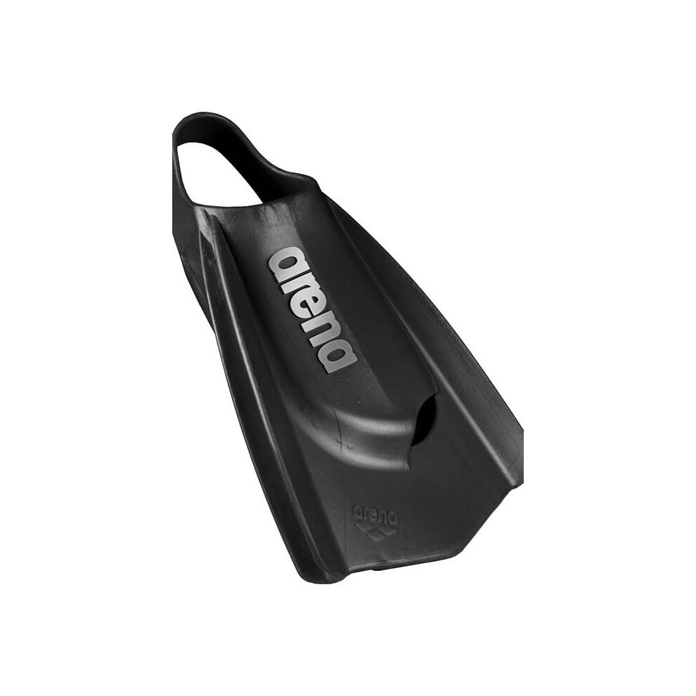 (sizes 38-39, 5-6, Black) Arena Powerfin Pro For Diving And Snorkeling