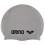 Arena Arena classic Unisex Silicone Swim cap for Adults Training and Racing 100% Silicone Wrinkle-Free SilverBlack 1