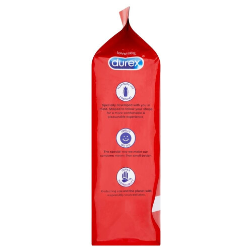 Durex Durex Thin Feel Mega Pack of 100 Condoms Easy-On Shaped & Greater Sensitivity 1