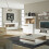 Large Sideboard 3 Door Cupboard Storage Unit Glass Display Cabinet Buffet White 6