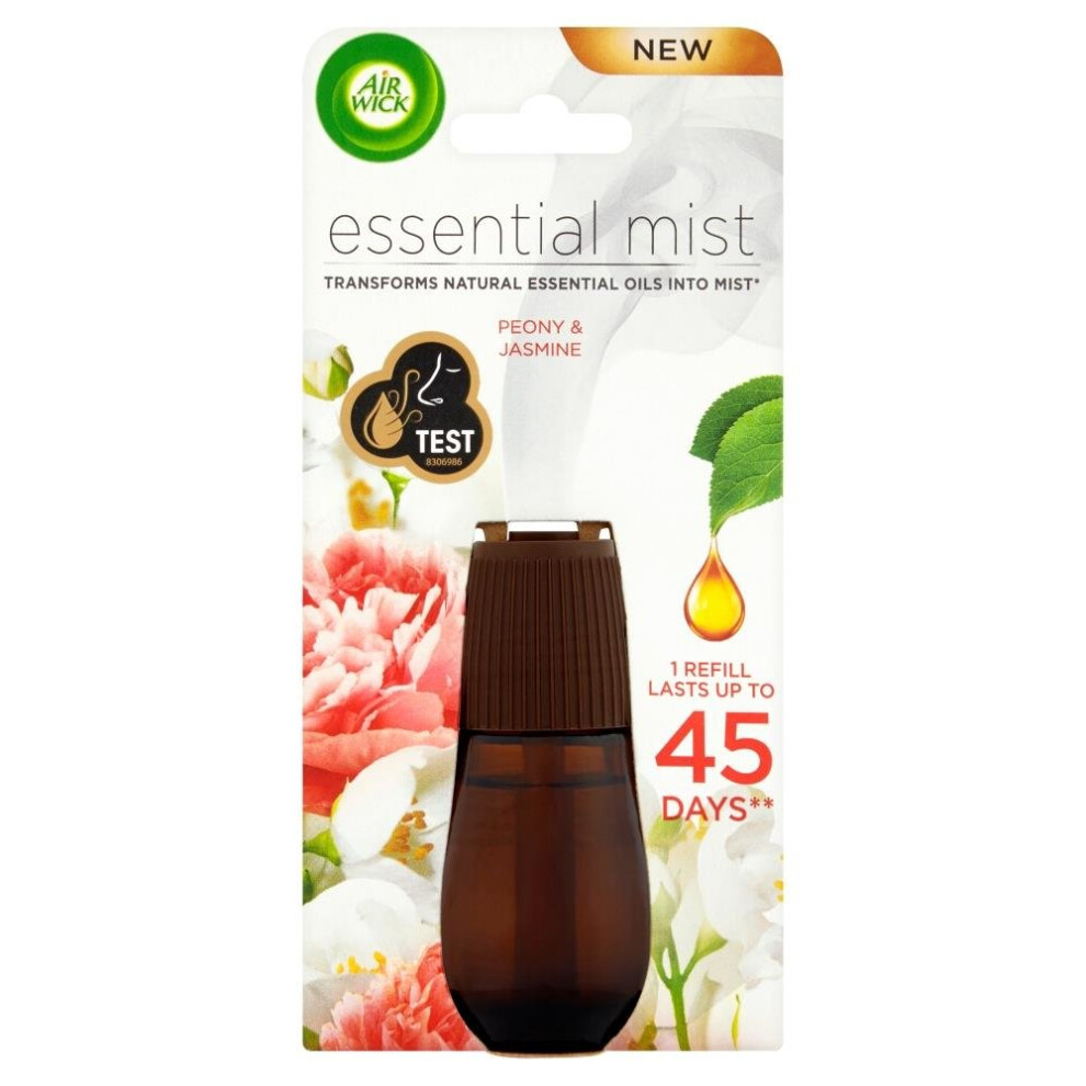 Air Wick Essential Mist Refill Peony & Jasmine Fragrant Mist Diffuser 20ml
