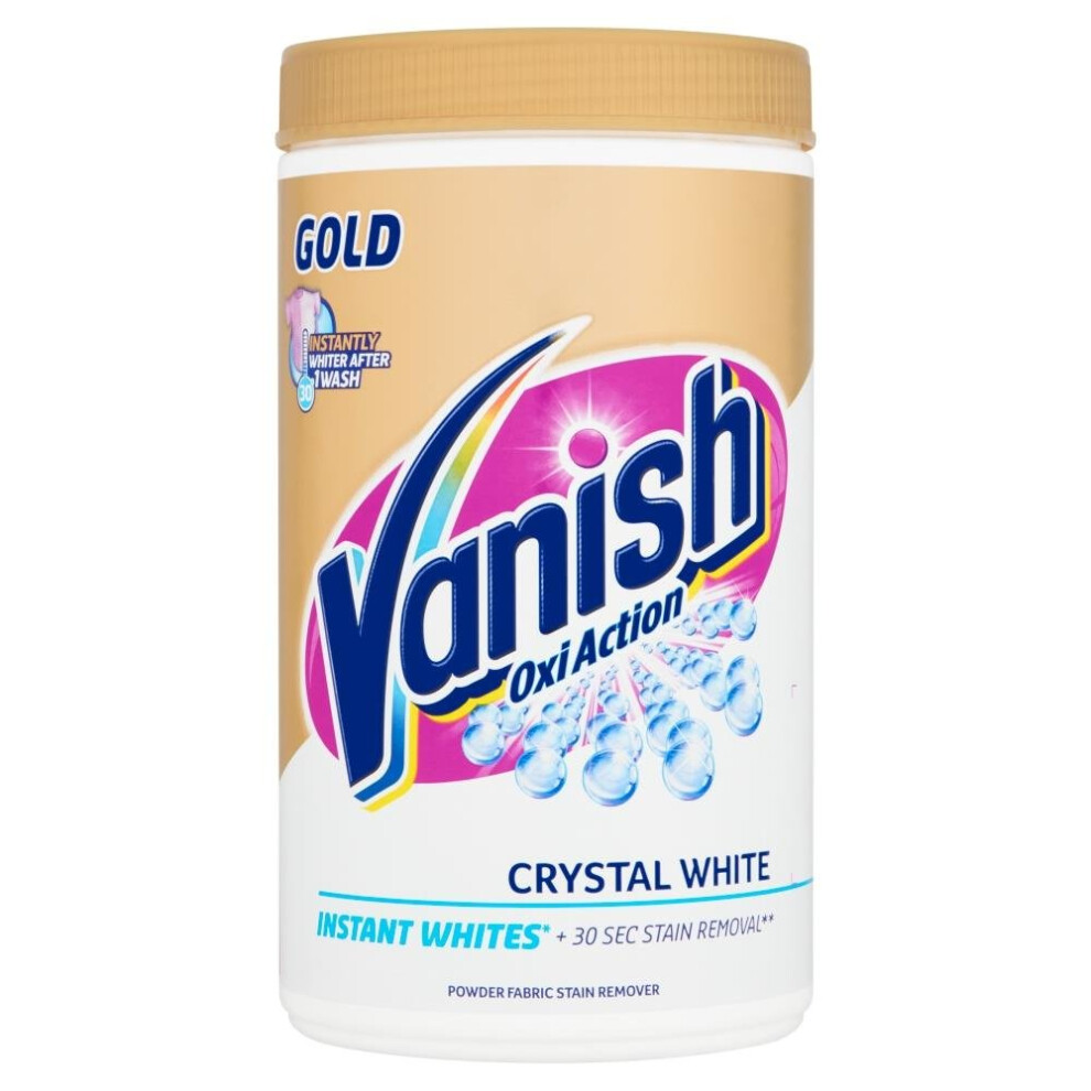 Vanish Gold Powder Fabric Stain Remover Crystal Whites 1410g With Oxi Action