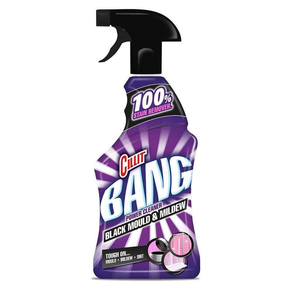 Cillit Bang Power Cleaner Black Mould & Mildew Remover Spray 750ml