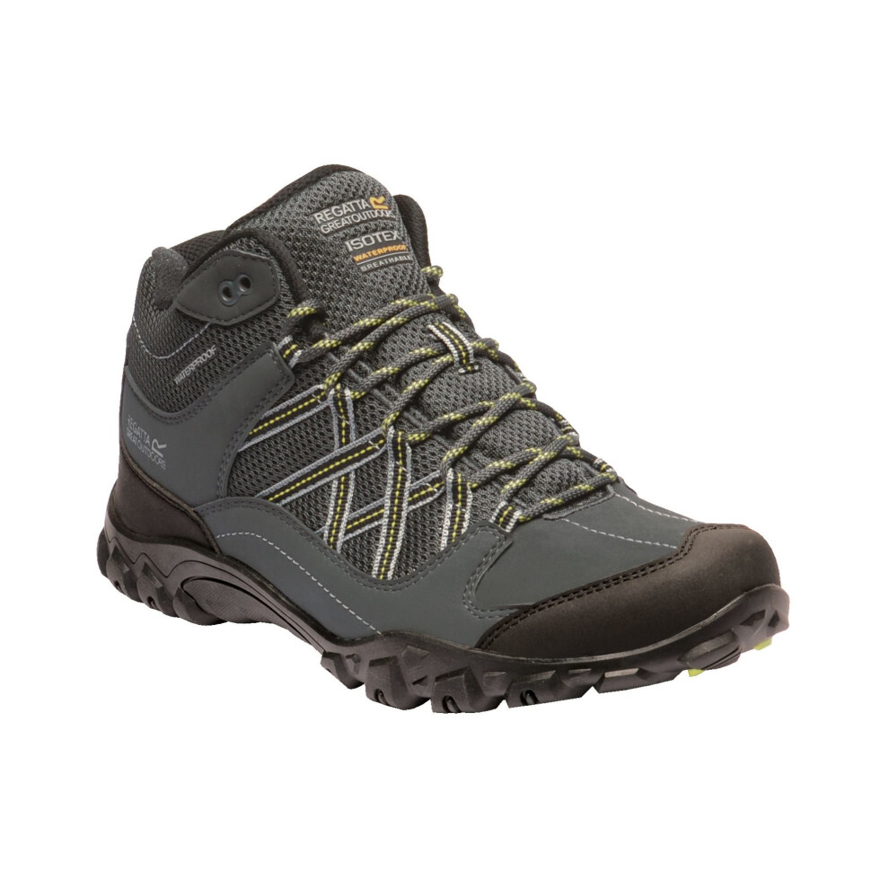 Regatta (10 Uk, Briar/Lime Punch) Mens Edgepoint Mid Waterproof Hiking Shoes