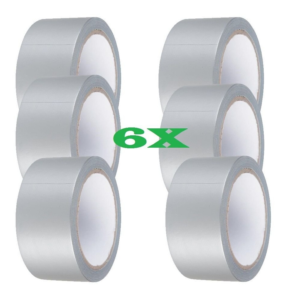 6X Heavy Duty Silver Gaffa Gaffer Cloth Duck Duct Tape Weatherproof 5055887180876