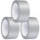 3 X STRONG SILVER Gaffa Gaffer Cloth Duck Duct Tape Weatherproof 1
