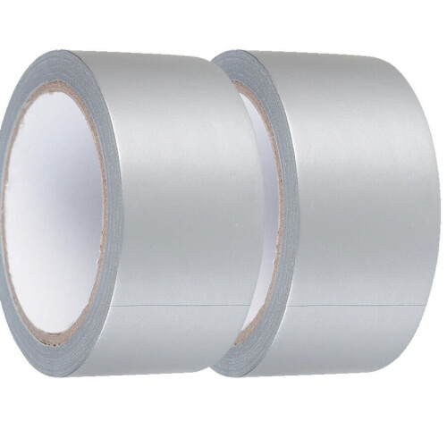 2 X STRONG SILVER Gaffa Gaffer Cloth Duck Duct Tape Weatherproof