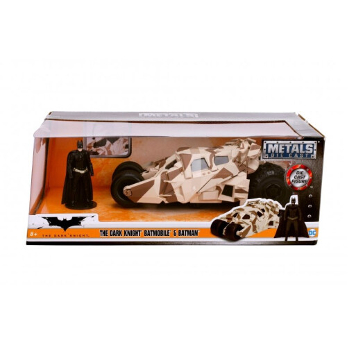 Jada JADA 1:24 Dark Knight Batmobile Version Diecast Car With Figure 1