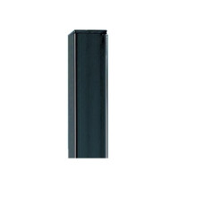 (50mm Sq X 2350mm Long FLAT Top) Metal Post 50mm Sq x 2350mm Concrete-in BP50X2350