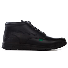 (Black, UK 7) Kickers Kelland Lace Hi Leather Adult Fashion School Shoe Boot Black