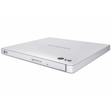 Externe DVD-schrijver - Hitachi-LG - GP57EW40 - USB 2.0 - Wit - CD/DVD-ROM - 24x/8x/8x/6x - M-DISC