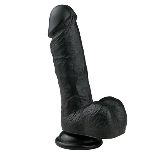 Realistic Dildo Black - 17,5 cm
