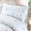 Sophie Duvet Quilt Cover Floral Lace Trim Embroidered Bedding - White - Double 5