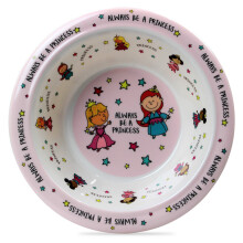Kids Children Pink Melamine Princess Bowl Toddler Dinnerware Home Kitchen Bowls