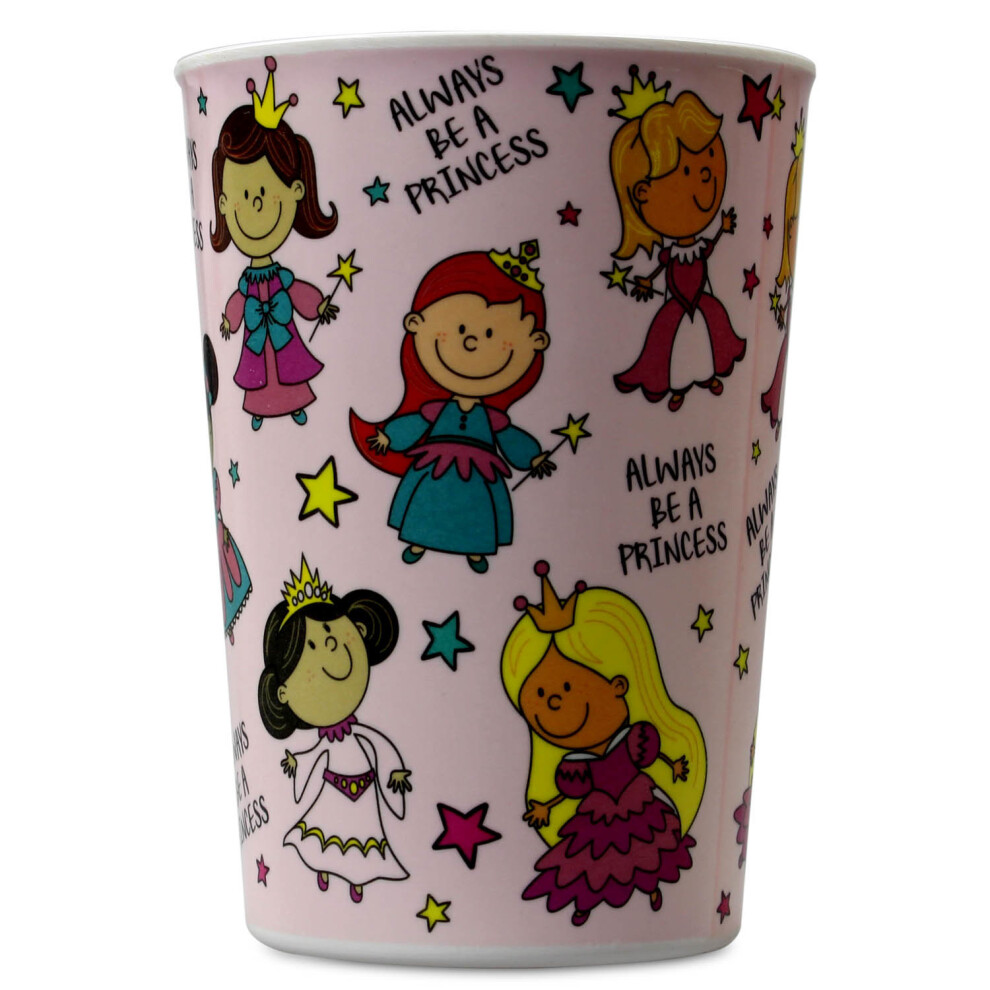 Kids Children Melamine Princess Beaker Drinking Cup Mug Kitchen Tableware Pink Lesser & Pavey