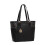 (Black) Laser Cut Out Tote Shopper Bag 2