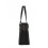 (Black) Laser Cut Out Tote Shopper Bag 3