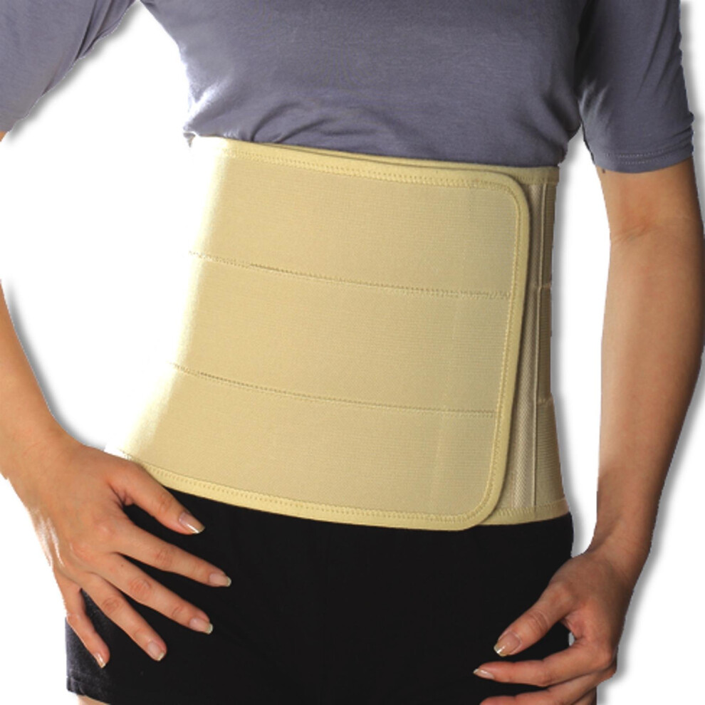 (XL = 37-43") Medical Grade Deluxe Breathable Abdominal Binder