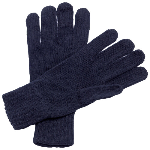 Regatta (One Size, Navy) Regatta Unisex Knitted Winter Gloves