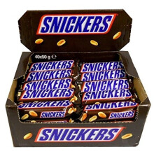 40pk Snickers Bars - 50g | Snickers Chocolate Bars