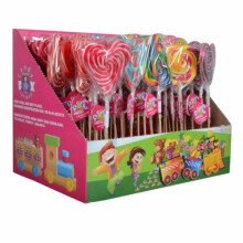 (30 PCS) Kids Party Bag Sweets Spiral Rainbow Unicorn Lollipop Candies 5-8 Different Shapes Kids Gifts for Children