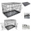 Dog Pet Training Transport crate Fold Flat cage Removable Tray Medium 1