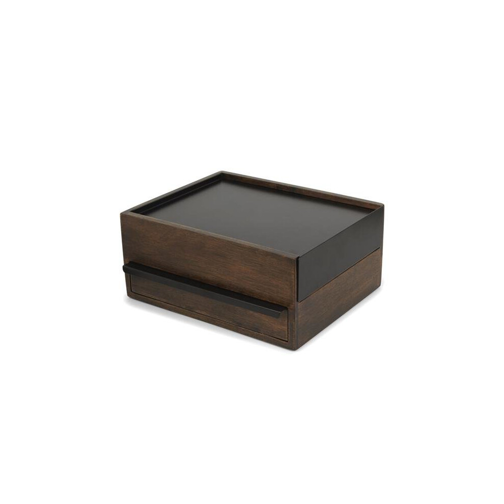 Umbra 290245-048 Stowit Jewelry Box - Black & Walnut