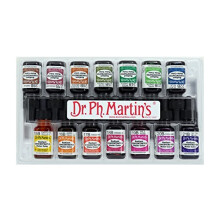 Dr. Ph. Martins Radiant Concentrated Water Color Bottles, 0.5 oz, Set of 14 (Set B)