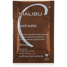 Malibu C Hard Water Wellness Hair Remedy 0.17 oz - Neutralizes Hard Water Minerals for Healthier Hair