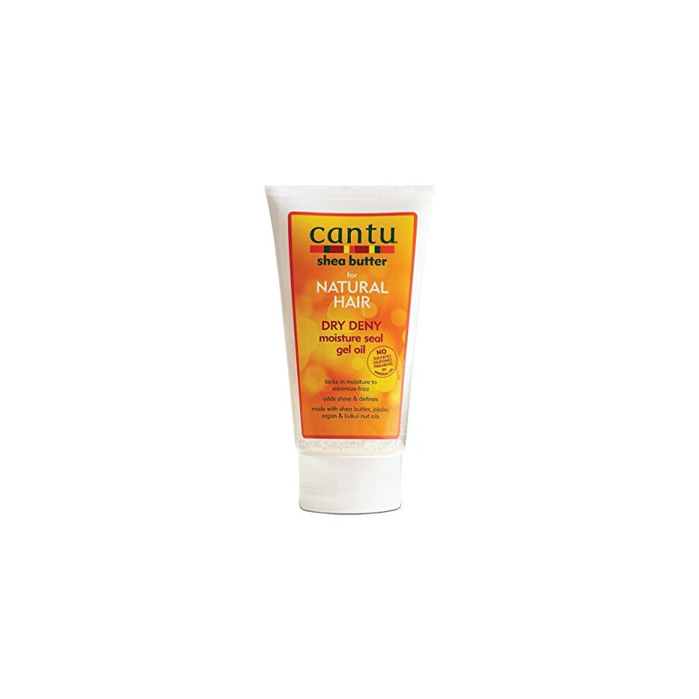 Cantu Natural Hair Dry Deny Moisture Seal Gel Oil 5 Ounce Tube (145ml)