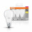 OSRAM OSRAM CLASSIC BASE - LED light bulb - shape: A60 - E27 - 9 W (equivalent 60 W) - class A+ - 2700 K (pack of 3) 1